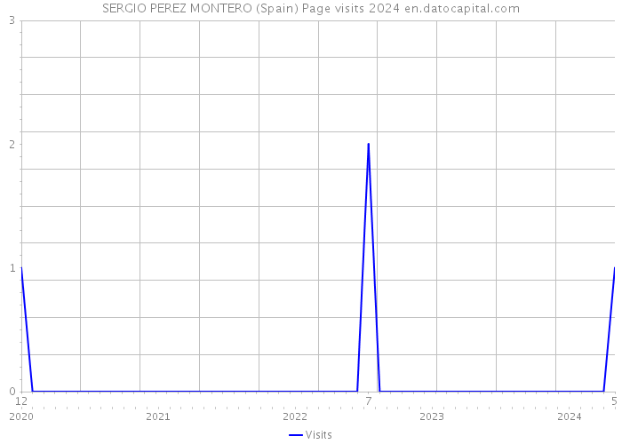 SERGIO PEREZ MONTERO (Spain) Page visits 2024 