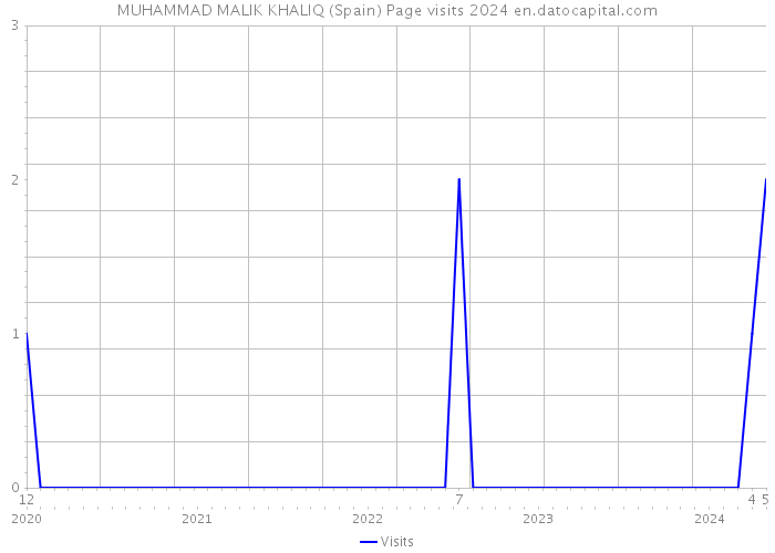 MUHAMMAD MALIK KHALIQ (Spain) Page visits 2024 