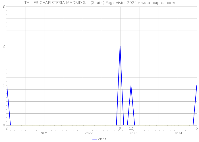 TALLER CHAPISTERIA MADRID S.L. (Spain) Page visits 2024 