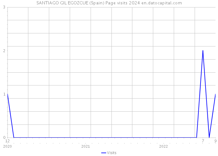 SANTIAGO GIL EGOZCUE (Spain) Page visits 2024 