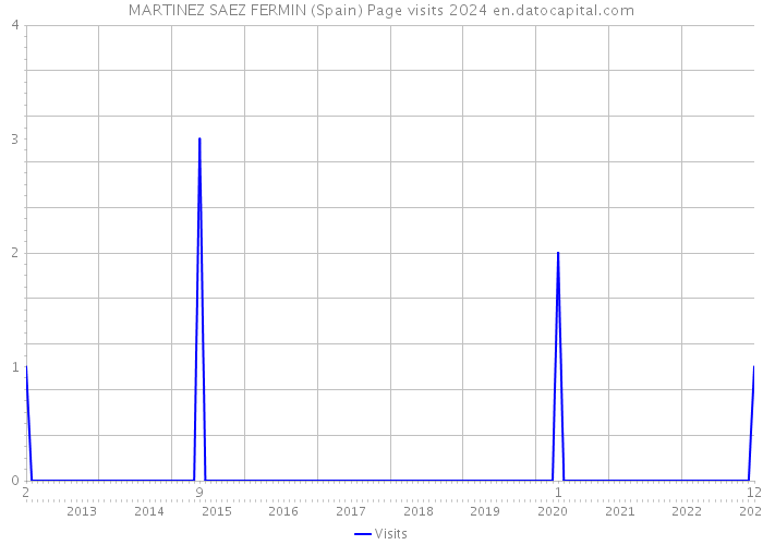 MARTINEZ SAEZ FERMIN (Spain) Page visits 2024 