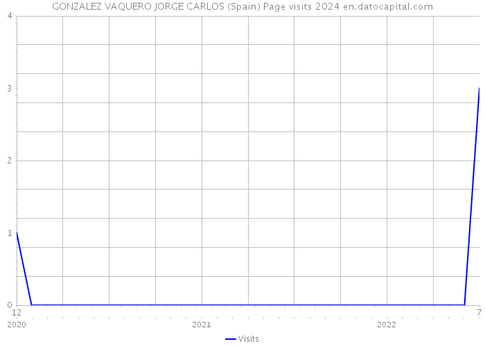 GONZALEZ VAQUERO JORGE CARLOS (Spain) Page visits 2024 