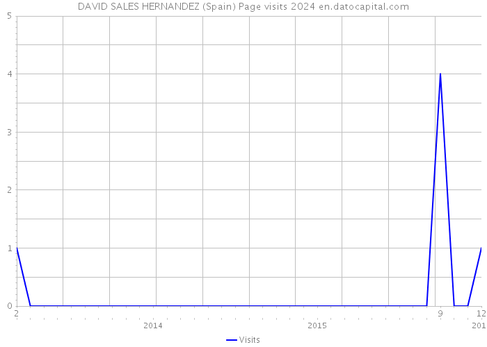 DAVID SALES HERNANDEZ (Spain) Page visits 2024 