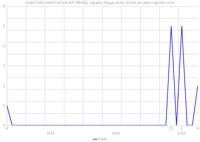 JUAN SALGADO AGUILAR ISRAEL (Spain) Page visits 2024 
