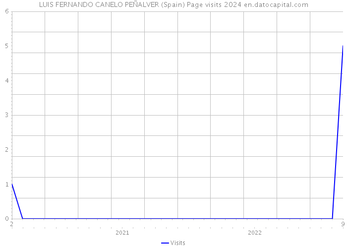 LUIS FERNANDO CANELO PEÑALVER (Spain) Page visits 2024 