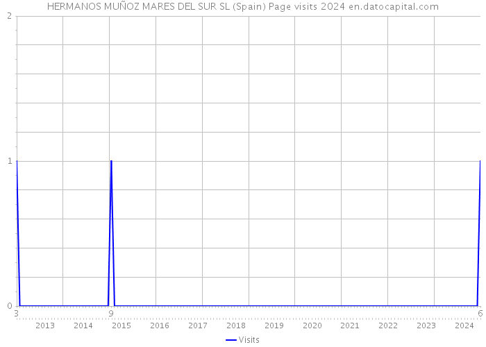 HERMANOS MUÑOZ MARES DEL SUR SL (Spain) Page visits 2024 