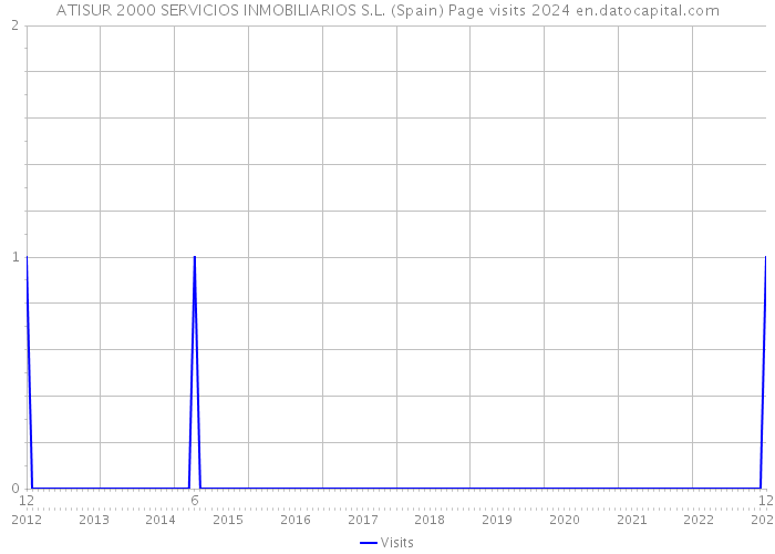 ATISUR 2000 SERVICIOS INMOBILIARIOS S.L. (Spain) Page visits 2024 