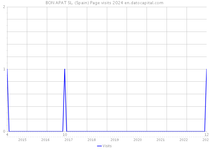 BON APAT SL. (Spain) Page visits 2024 