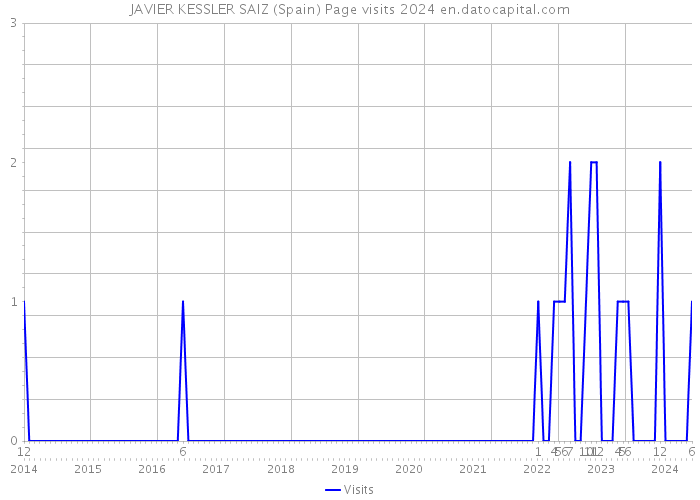 JAVIER KESSLER SAIZ (Spain) Page visits 2024 