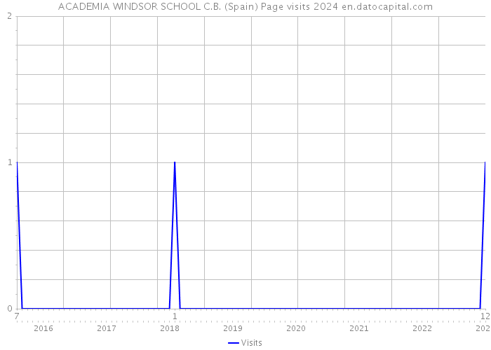 ACADEMIA WINDSOR SCHOOL C.B. (Spain) Page visits 2024 
