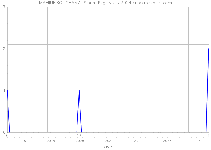 MAHJUB BOUCHAMA (Spain) Page visits 2024 