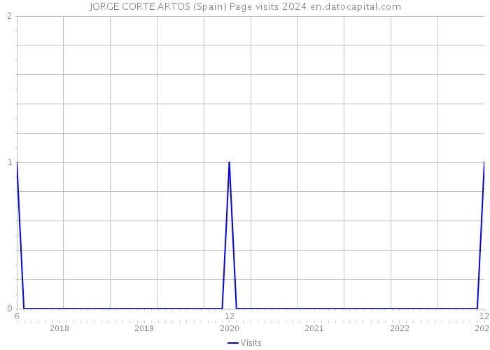 JORGE CORTE ARTOS (Spain) Page visits 2024 