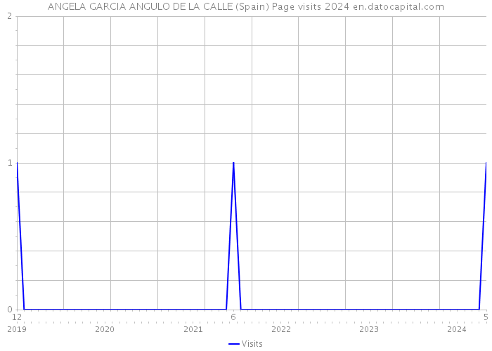 ANGELA GARCIA ANGULO DE LA CALLE (Spain) Page visits 2024 