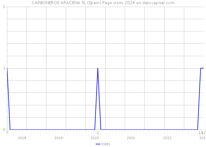CARBONEROS ARACENA SL (Spain) Page visits 2024 