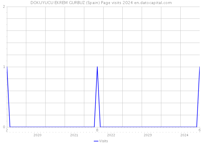 DOKUYUCU EKREM GURBUZ (Spain) Page visits 2024 