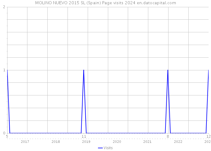 MOLINO NUEVO 2015 SL (Spain) Page visits 2024 