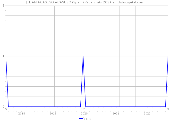 JULIAN ACASUSO ACASUSO (Spain) Page visits 2024 