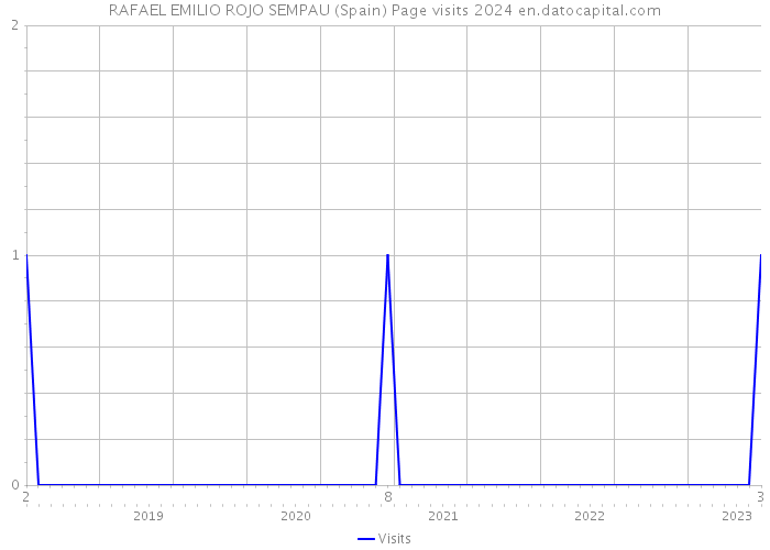 RAFAEL EMILIO ROJO SEMPAU (Spain) Page visits 2024 