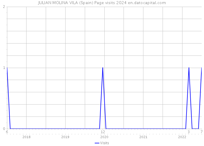 JULIAN MOLINA VILA (Spain) Page visits 2024 