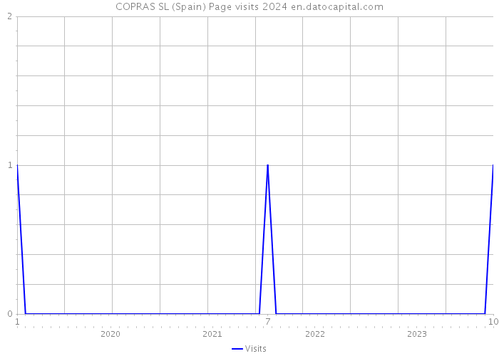 COPRAS SL (Spain) Page visits 2024 