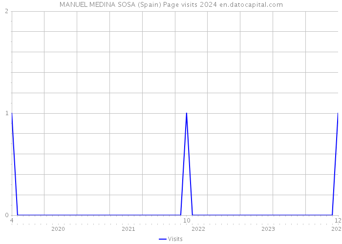 MANUEL MEDINA SOSA (Spain) Page visits 2024 