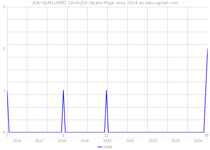 JOA-QUIN LOPEZ GAVALDA (Spain) Page visits 2024 