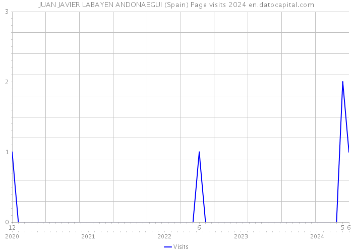 JUAN JAVIER LABAYEN ANDONAEGUI (Spain) Page visits 2024 