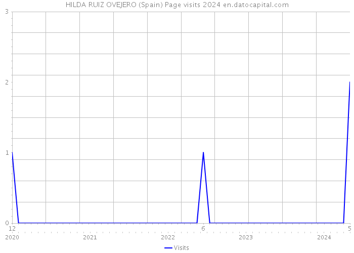 HILDA RUIZ OVEJERO (Spain) Page visits 2024 