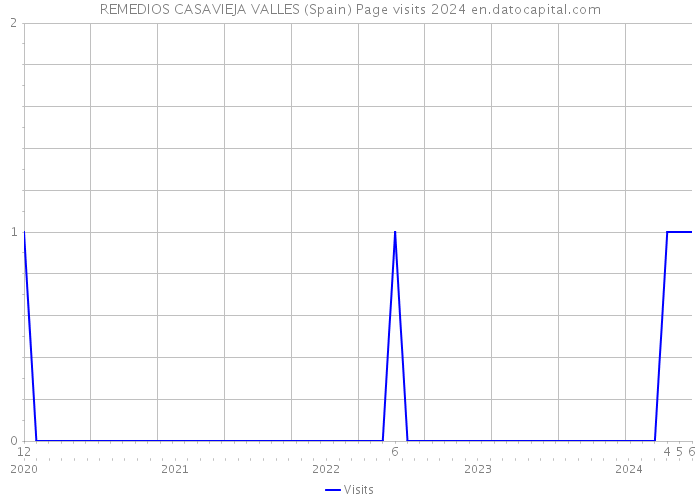 REMEDIOS CASAVIEJA VALLES (Spain) Page visits 2024 