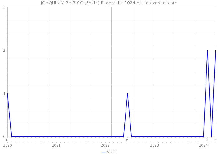 JOAQUIN MIRA RICO (Spain) Page visits 2024 