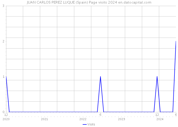 JUAN CARLOS PEREZ LUQUE (Spain) Page visits 2024 