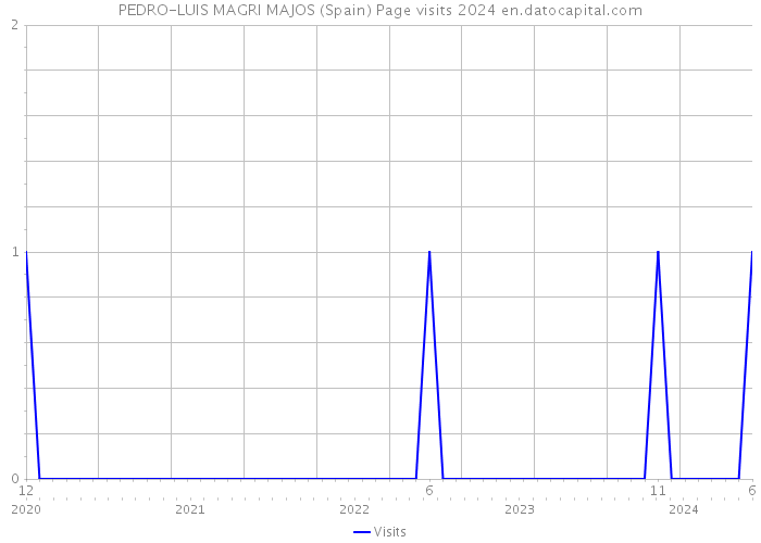 PEDRO-LUIS MAGRI MAJOS (Spain) Page visits 2024 