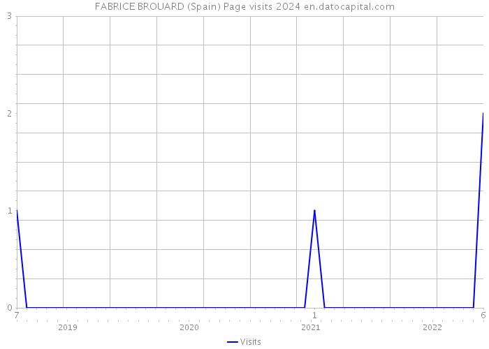 FABRICE BROUARD (Spain) Page visits 2024 