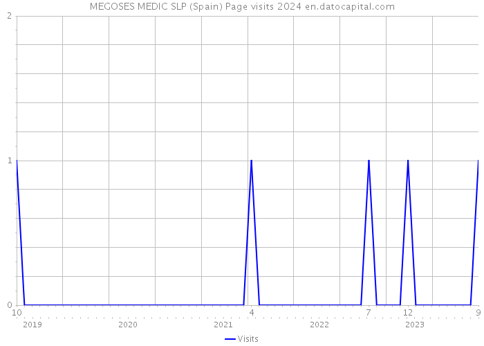 MEGOSES MEDIC SLP (Spain) Page visits 2024 