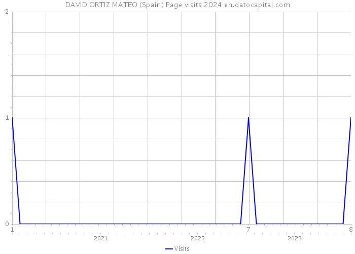 DAVID ORTIZ MATEO (Spain) Page visits 2024 