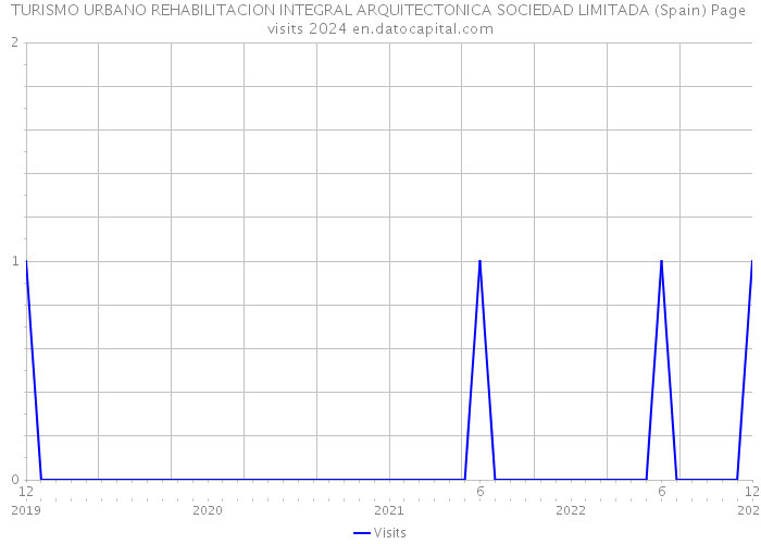 TURISMO URBANO REHABILITACION INTEGRAL ARQUITECTONICA SOCIEDAD LIMITADA (Spain) Page visits 2024 