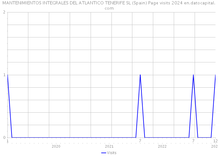 MANTENIMIENTOS INTEGRALES DEL ATLANTICO TENERIFE SL (Spain) Page visits 2024 