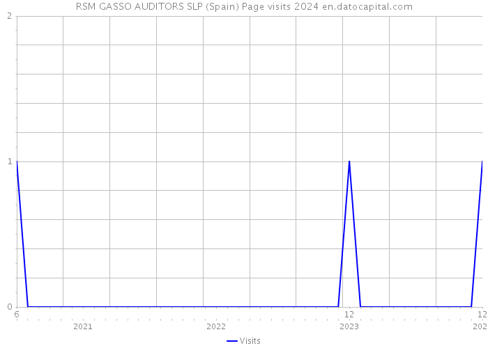 RSM GASSO AUDITORS SLP (Spain) Page visits 2024 