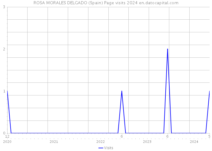 ROSA MORALES DELGADO (Spain) Page visits 2024 