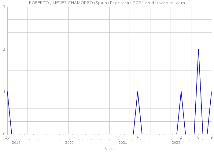 ROBERTO JIMENEZ CHAMORRO (Spain) Page visits 2024 