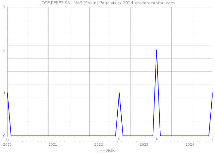 JOSE PEREZ SALINAS (Spain) Page visits 2024 