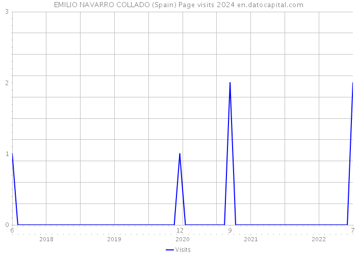 EMILIO NAVARRO COLLADO (Spain) Page visits 2024 