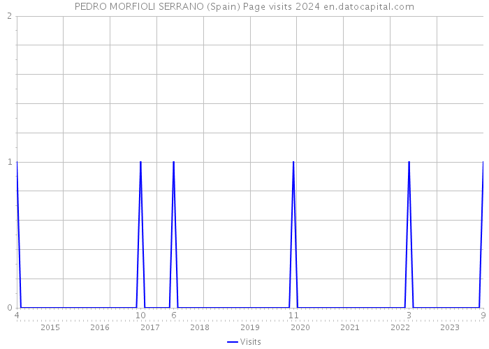 PEDRO MORFIOLI SERRANO (Spain) Page visits 2024 