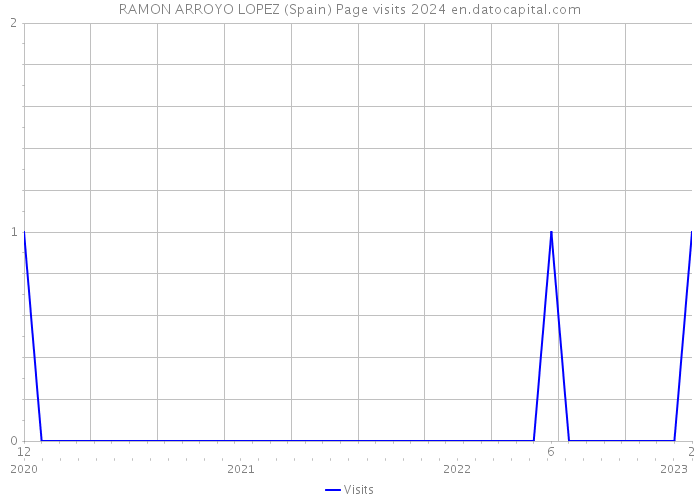 RAMON ARROYO LOPEZ (Spain) Page visits 2024 