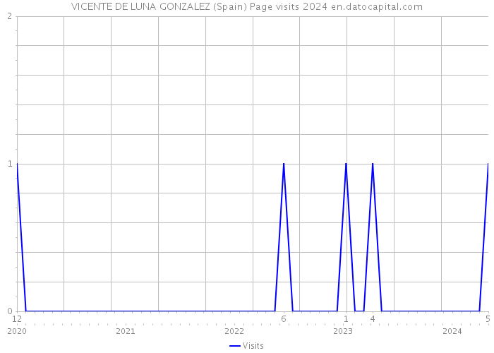 VICENTE DE LUNA GONZALEZ (Spain) Page visits 2024 
