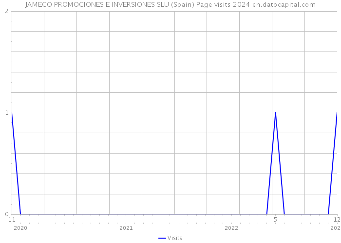 JAMECO PROMOCIONES E INVERSIONES SLU (Spain) Page visits 2024 