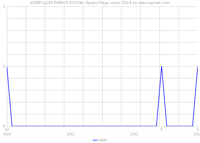 JOSEP LLUIS RAMOS ROCHA (Spain) Page visits 2024 
