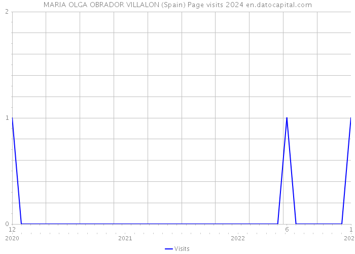 MARIA OLGA OBRADOR VILLALON (Spain) Page visits 2024 
