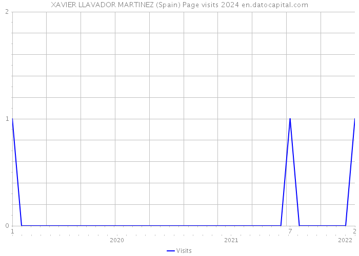 XAVIER LLAVADOR MARTINEZ (Spain) Page visits 2024 