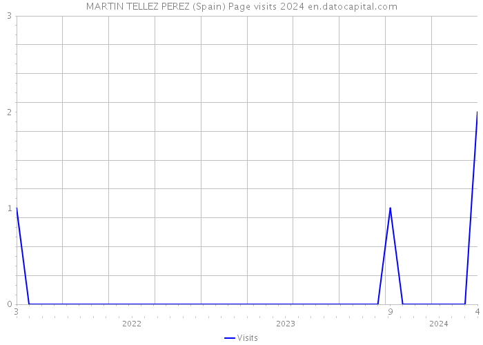 MARTIN TELLEZ PEREZ (Spain) Page visits 2024 